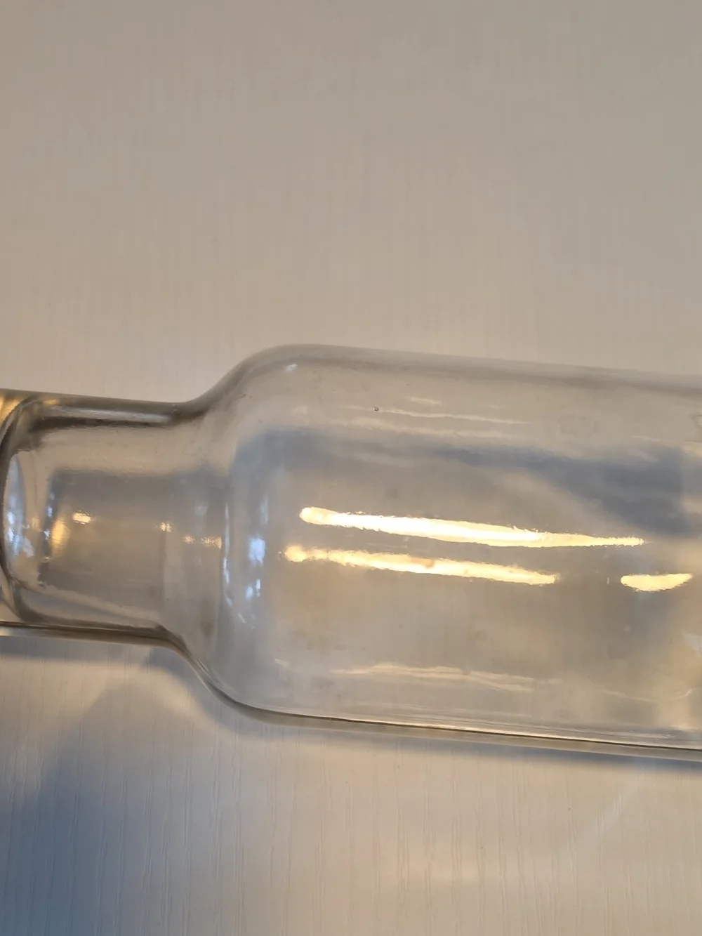 Vintage Clear Glass Rolling Pin
